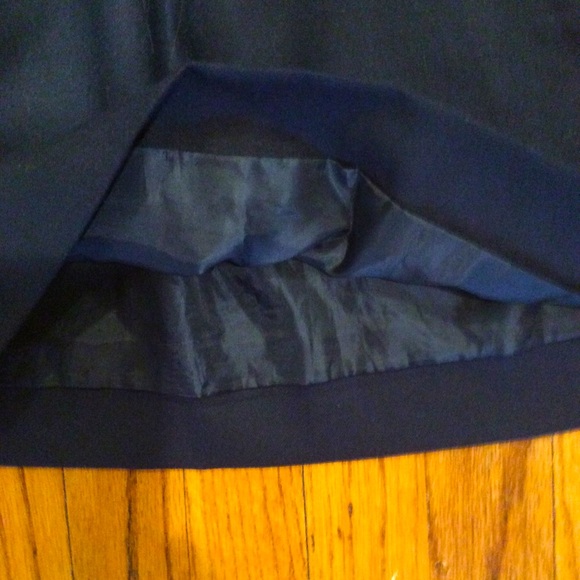 NWOT New J.Crew J. Crew Navy Paperbag Mini Skirt - Picture 4 of 6